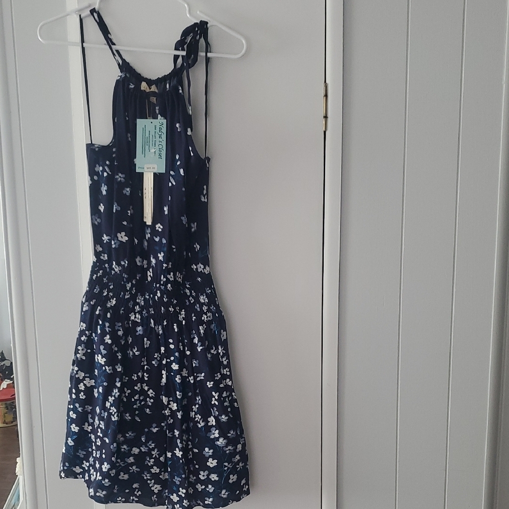 Blue Floral Lovestitch Dress. Size S